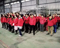 優(yōu)佰特廚房設(shè)備公司2018年1月全體員工會(huì)召開，2017年公司成績(jī)喜人